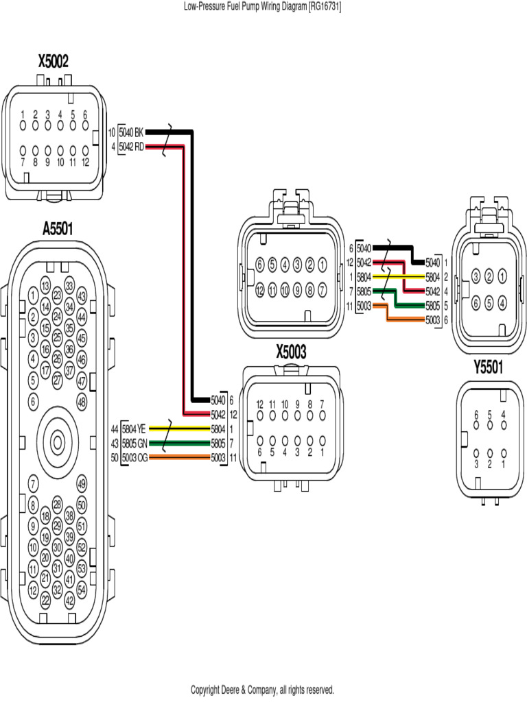 Low-Pressure Fuel Pump Wiring Diagram Pre Def | PDF