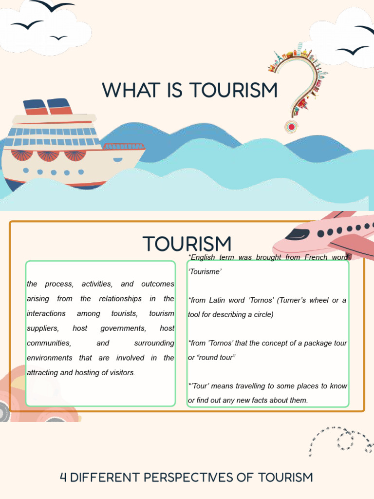 Understanding Tourism: Types and Perspectives | PDF | Tourism | Economies