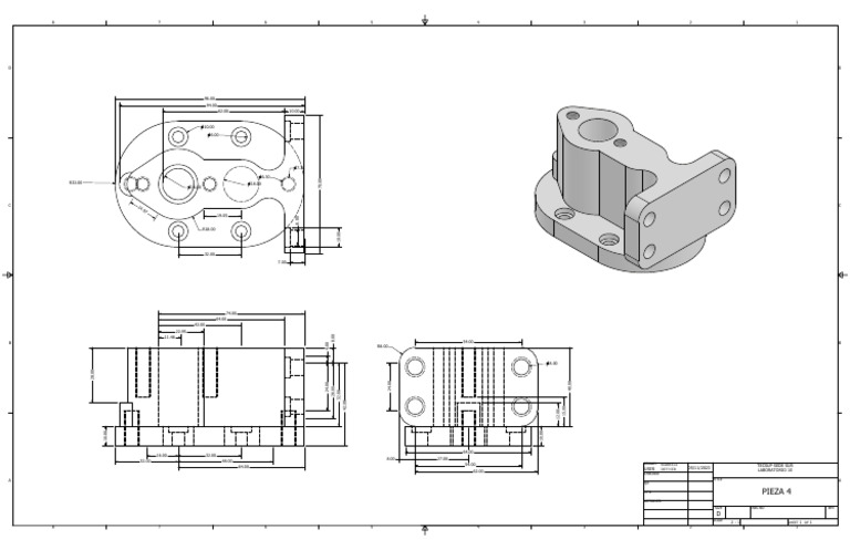 Technical Drawing Specifications Sheet | PDF