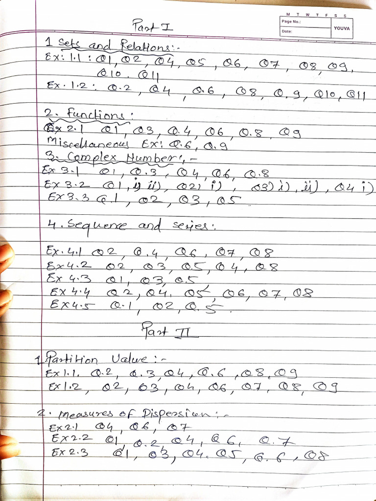 First Term Questions Bank ForXl Mathematical and Statistics 25 | PDF