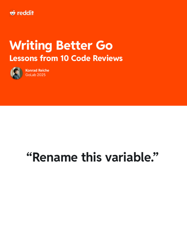Go Code Review Best Practices | PDF | Pointer (Computer Programming ...