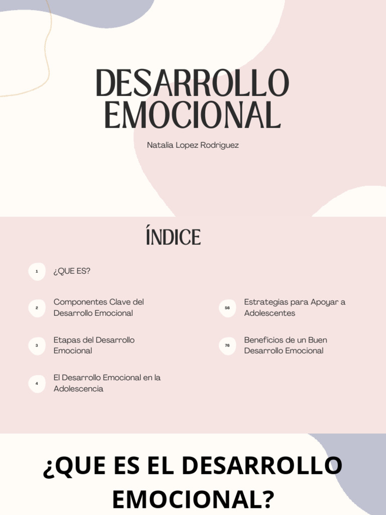 Guía Completa sobre Desarrollo Emocional | PDF | Las emociones | Adultos