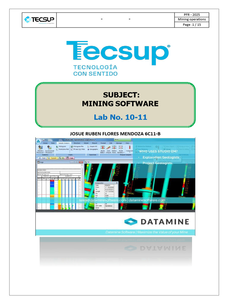 Mining Software for Open Pit Design | PDF | Topography | Data Mining