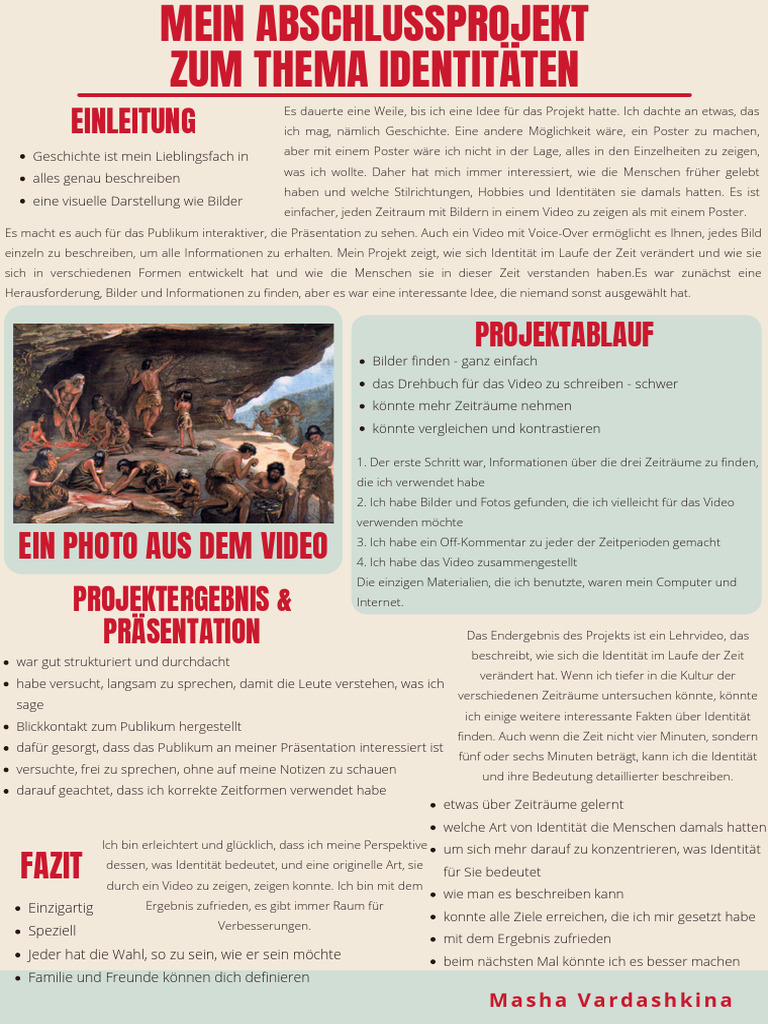 German Project Poster | PDF