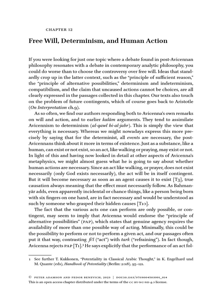 Free Will and Determinism Debate | PDF | Free Will | Determinism