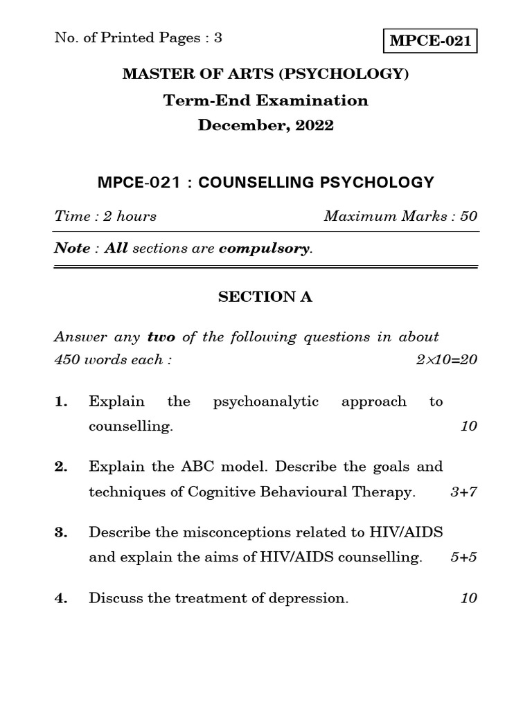 Mpce-21 D22 | PDF