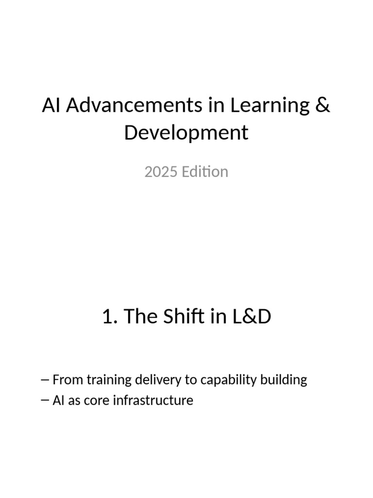 AI Advancements in LD | PDF