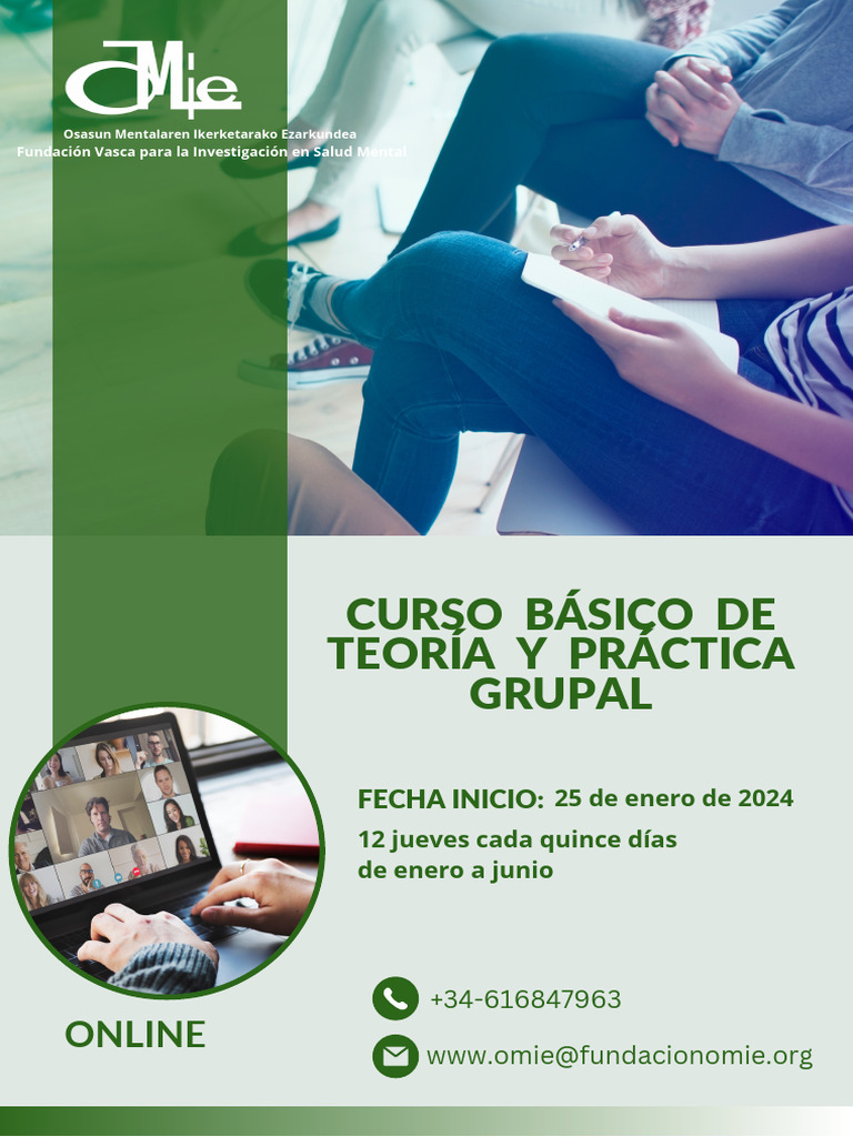 Curso Basico de Teoria y Practica Grupal Ene 2024 | PDF | Conceptos ...