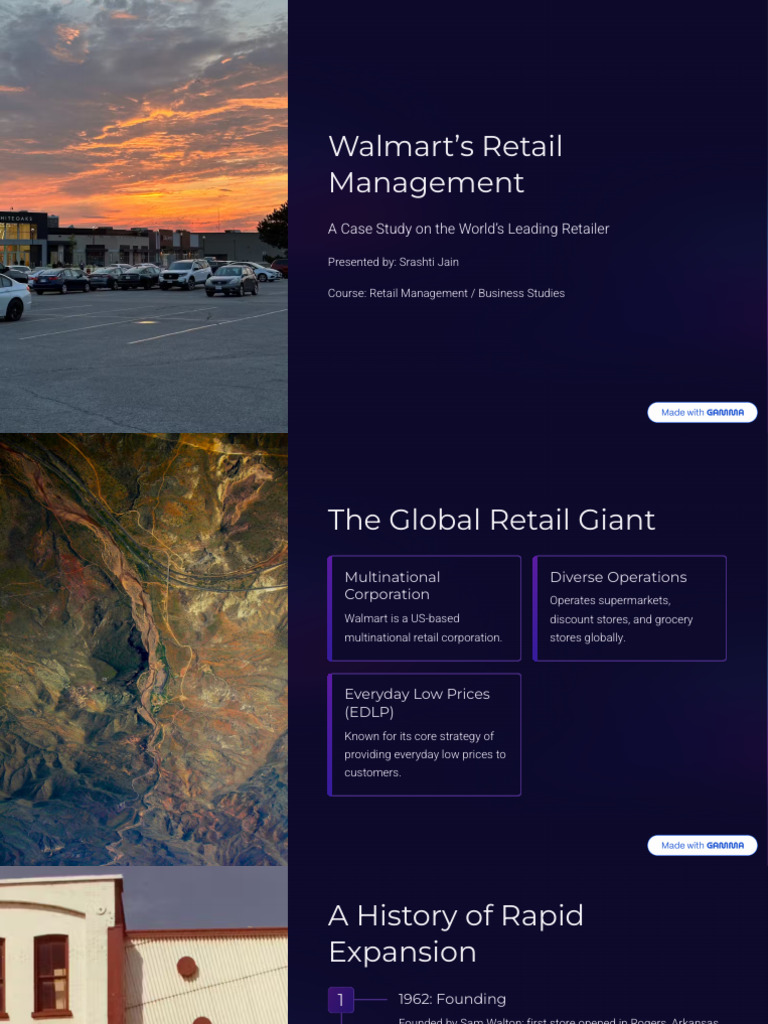 Walmart's Retail Management Success | PDF | Walmart | Market (Economics)
