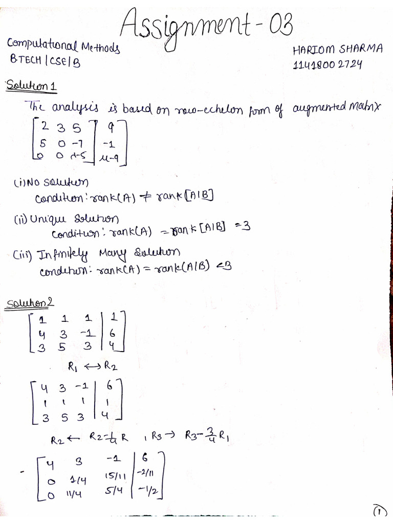 CM Assignment 03 | PDF
