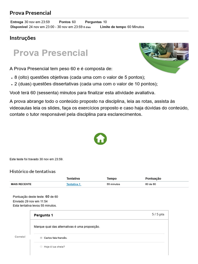 Prova Presencial: Lógica de Programação | PDF | Algoritmos