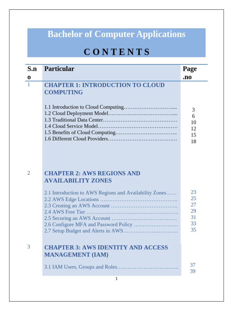 Cloud Computing and AWS Essentials Guide | PDF | Cloud Computing ...