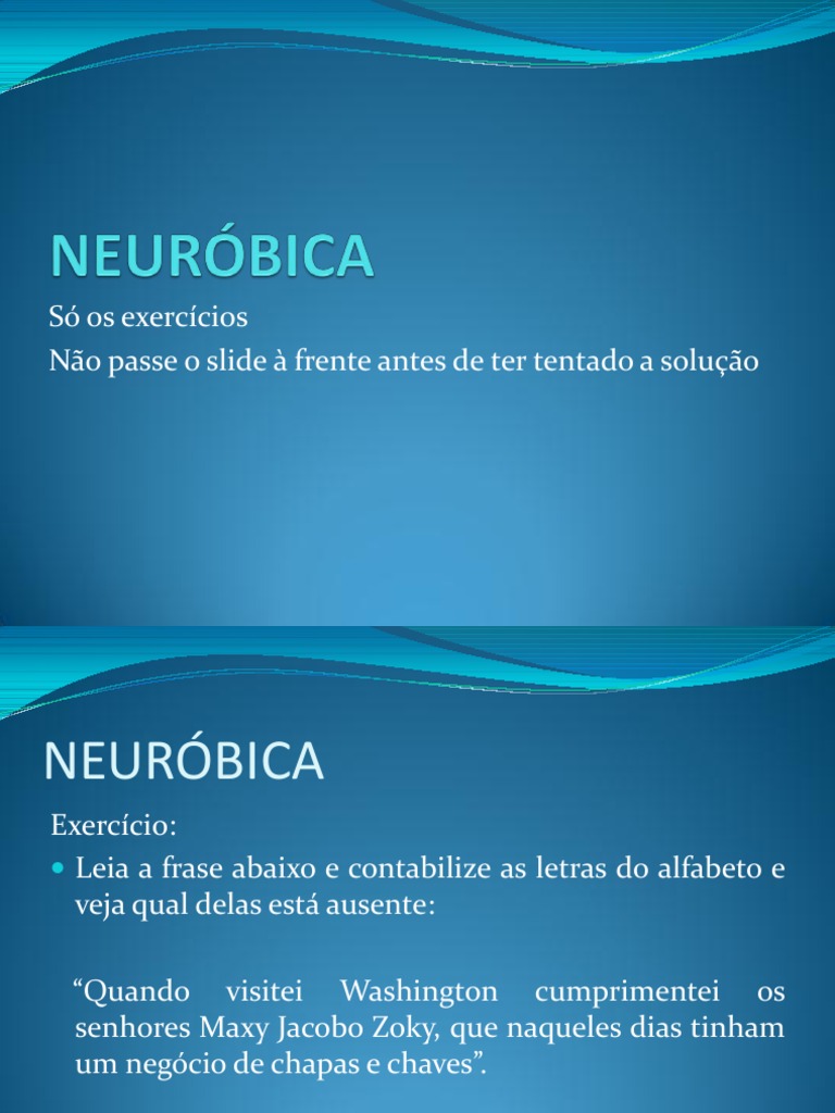 Módulo 02 Aula 01 Exercicios | PDF | Artes Linguísticas e Disciplina