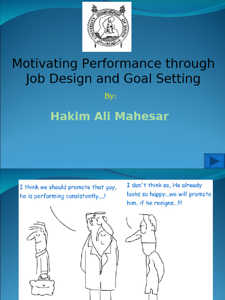 Enhancing Motivation via Job Design | PDF | Motivational | Motivation