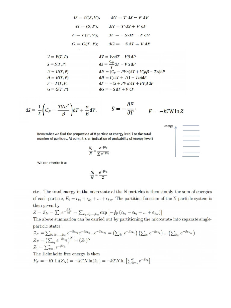 Thermo Questions Class | PDF