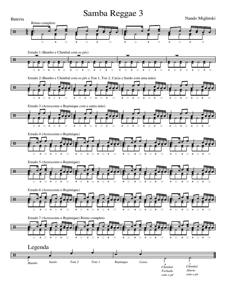 Samba Reggae 3 | PDF