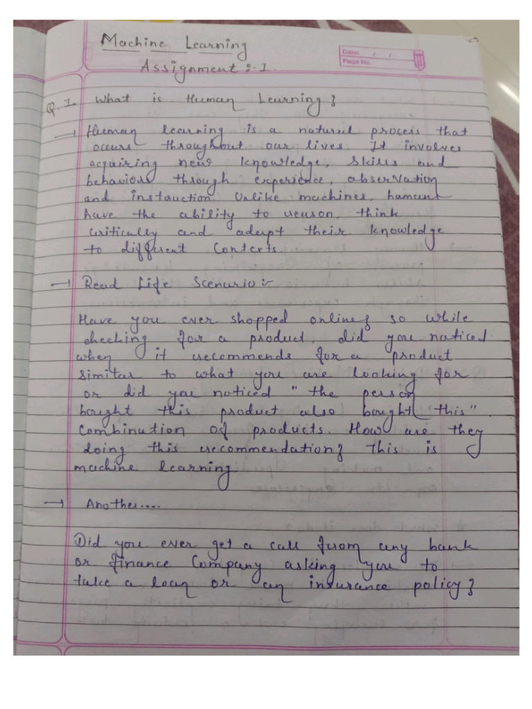 ML Assignment 1 | PDF