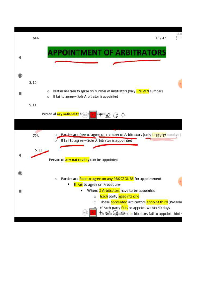 Appointment of Arbitrators | PDF