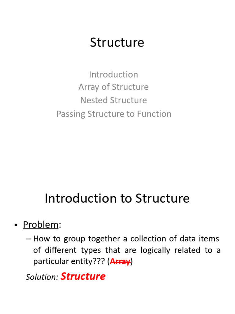 SPL L16 Structure PCH | PDF | Integer (Computer Science) | Data Type