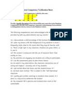 Danielson Competency Verification Sheet Folder20