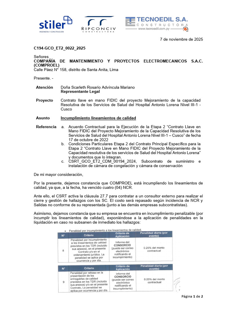 C194-Gco Et2 0022 2025 | PDF