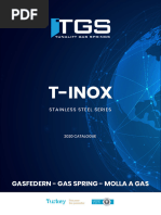 GS-28 Industrial Push Type Gas Springs | PDF | Piston | Manufactured Goods