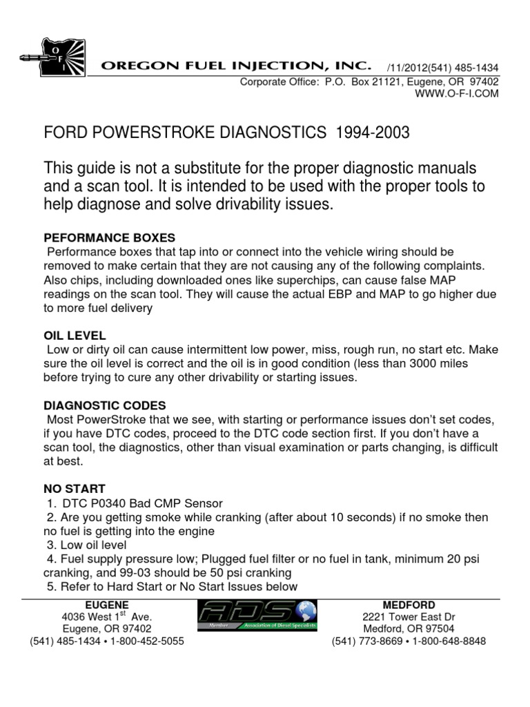 P1211 Code 7.3 Powerstroke  : Expert Diagnosis Tips