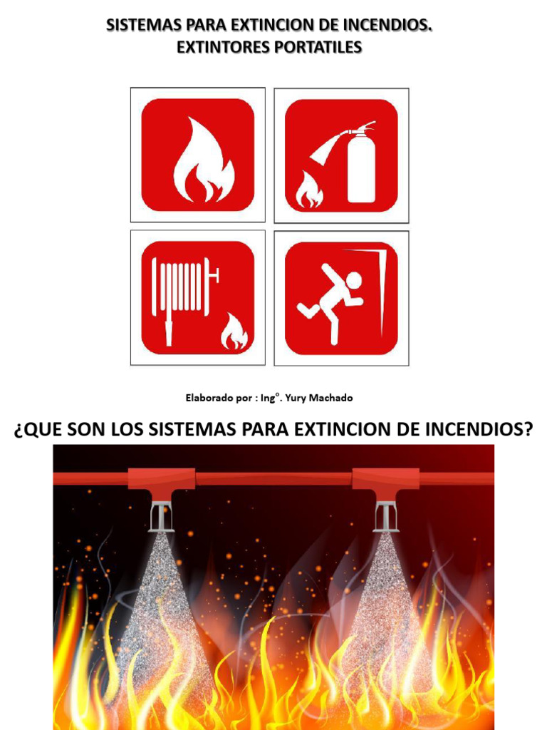 Sistemas de Extinción de Incendios: Guía Completa | PDF | Sistema de ...