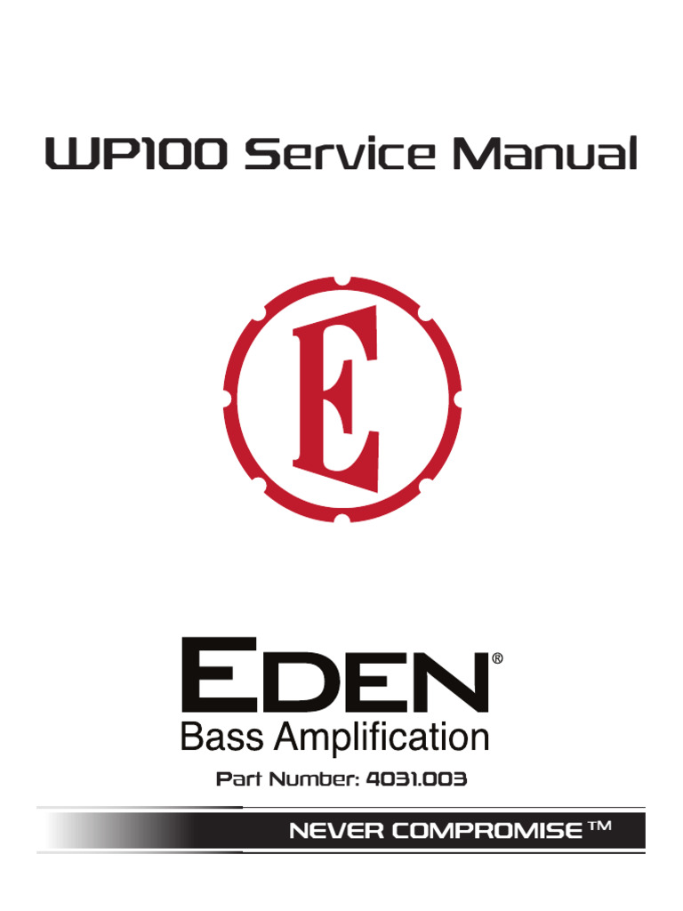 WP100 Preamp Service Manual | PDF | Equalization (Audio) | Computer ...