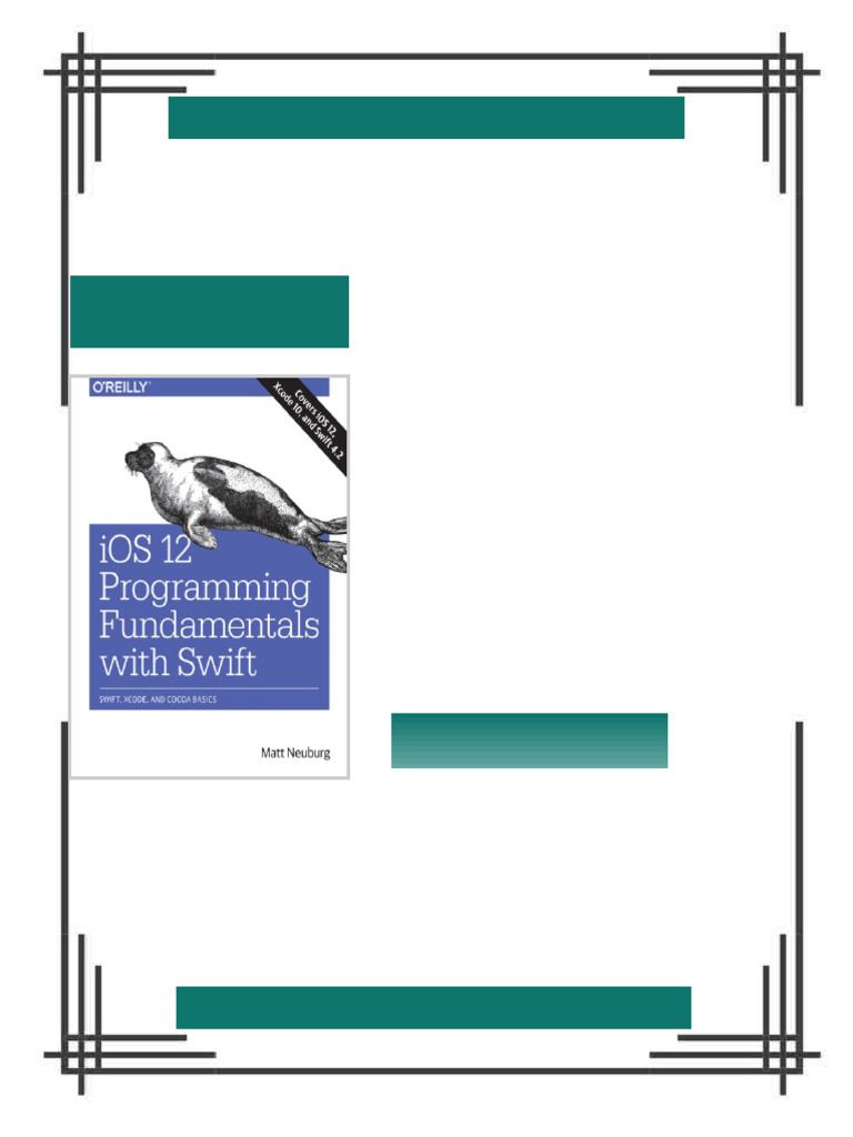 iOS 12 Programming Fundamentals with Swift Swift Xcode and Cocoa Basics ...