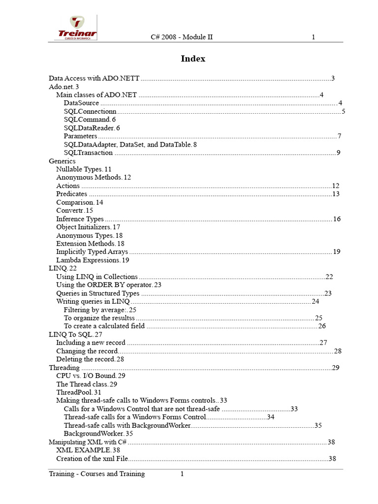 Advanced C# | PDF | Language Integrated Query | C Sharp (Programming ...