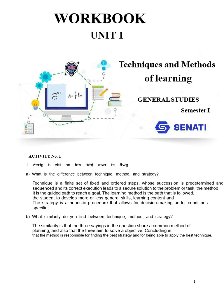 Learning Techniques and Methods Guide | PDF | Decision Making | Cognition