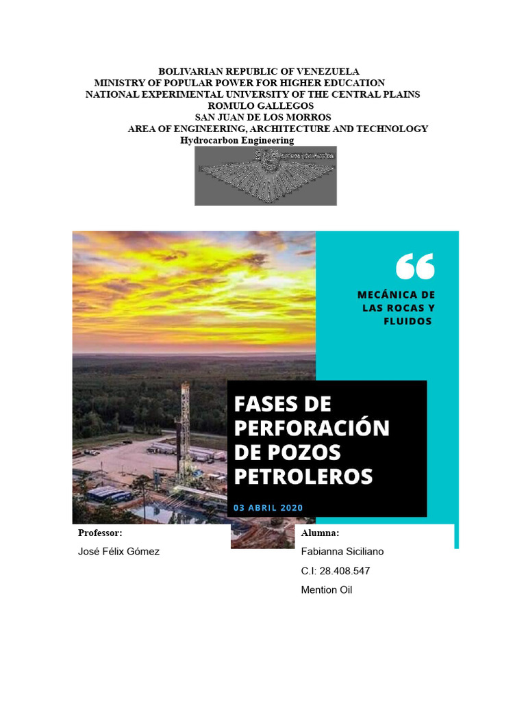 Oil Well Drilling Techniques in Venezuela | PDF | Oil Well | Casing ...