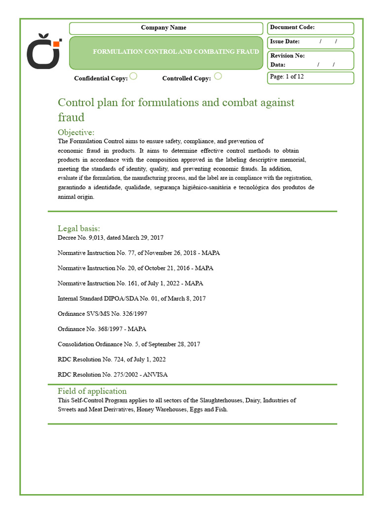 12 PAC Control Formulation Combat Fraud | PDF | Microorganism | Infection