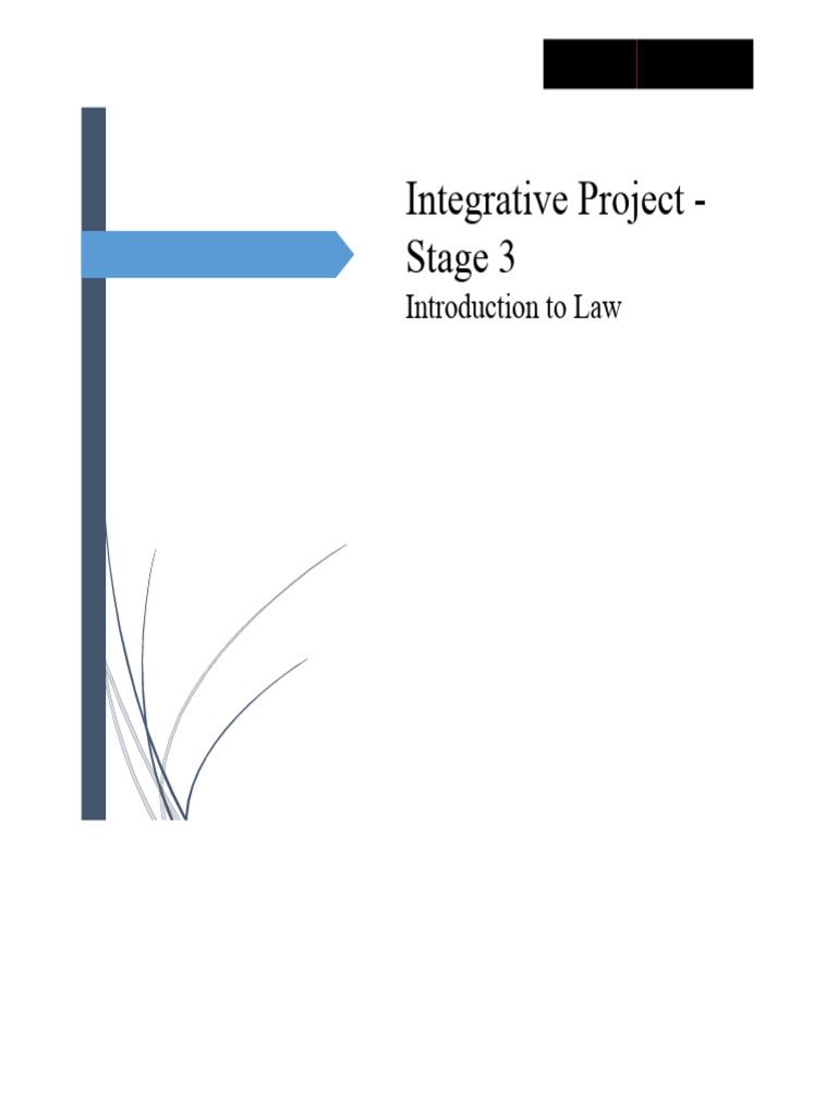 Activity 6 Integrative Project Stage 3 Jrr Pdf Morality Justice