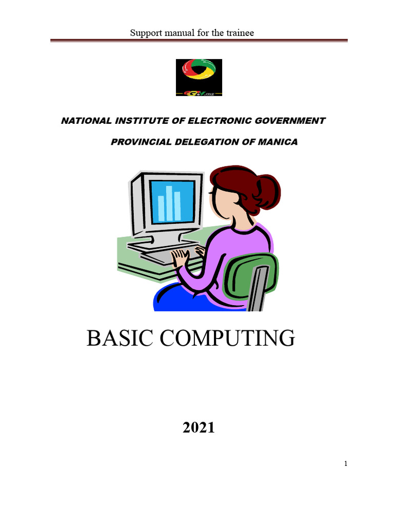 Basic Computing Support Manual | PDF | Window (Computing) | Icon ...
