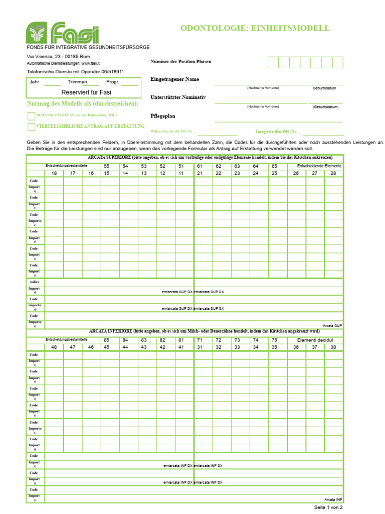 FAS Einheitliches Modell | PDF