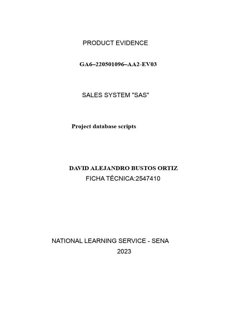 Alejandro-Evidence GA6-220501096-AA2-EV03 | PDF | Computer Data ...