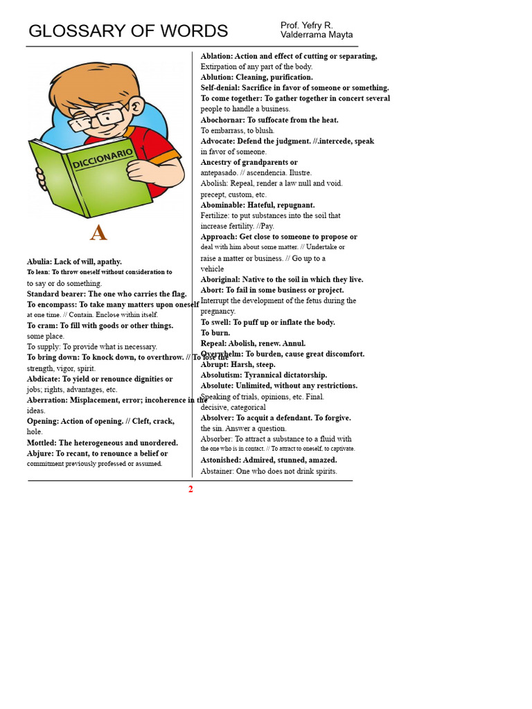 GLOSSARY | PDF