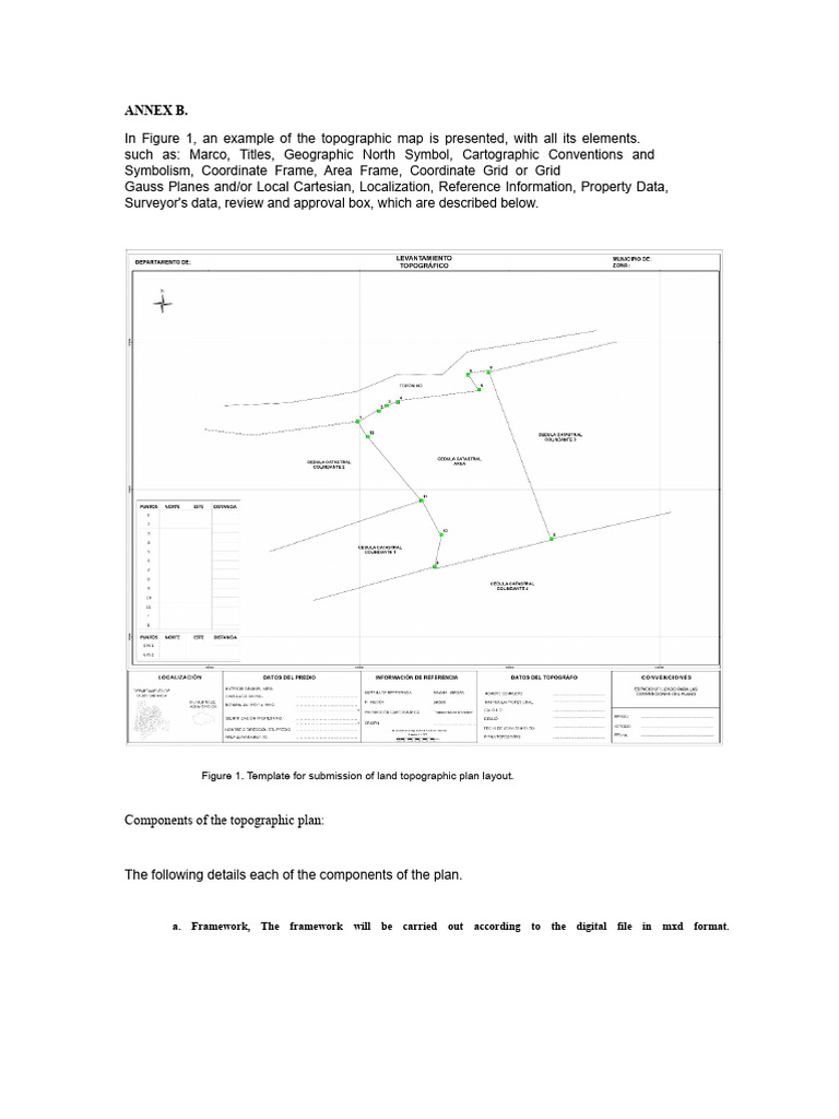 Annex B. Plan | PDF | Cartesian Coordinate System | Coordinate System
