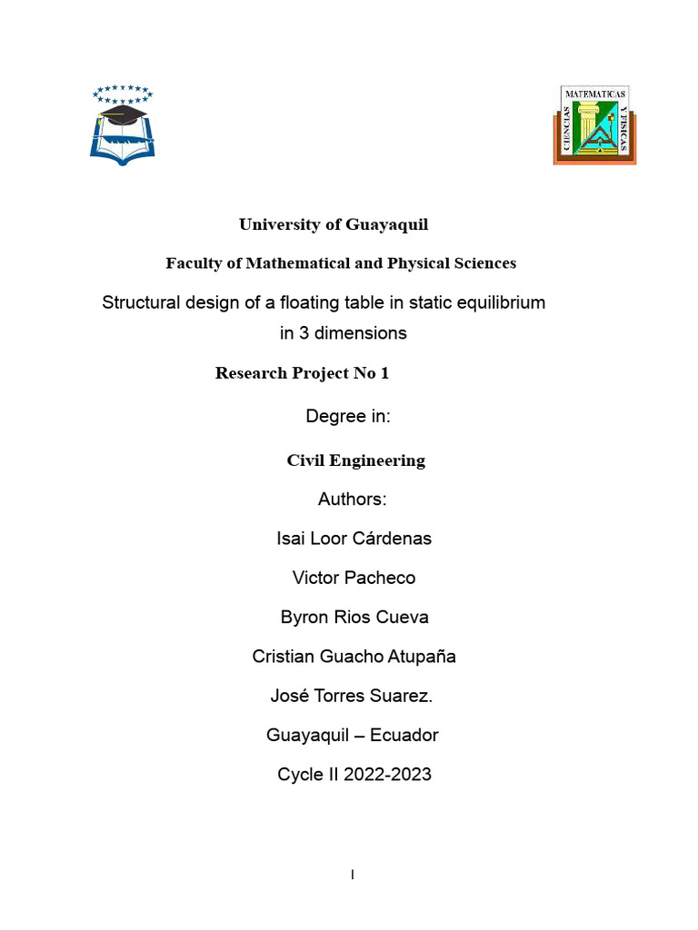 Static Research Project (1) | PDF | Force | Torque