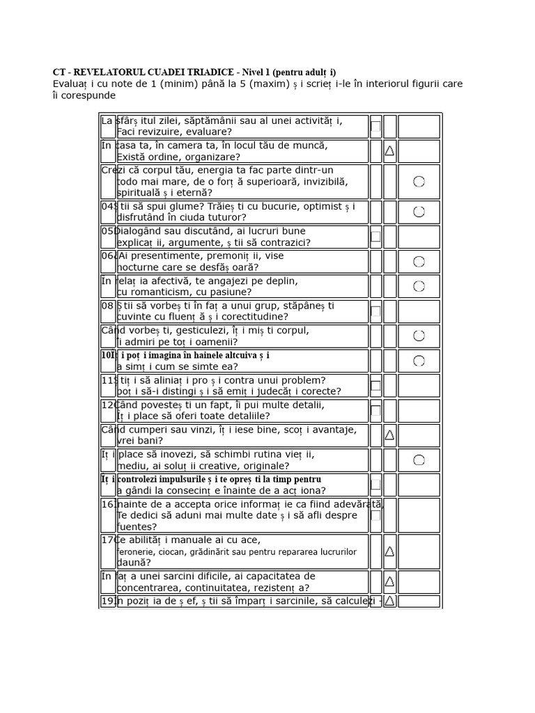 Test Tricerebral | PDF