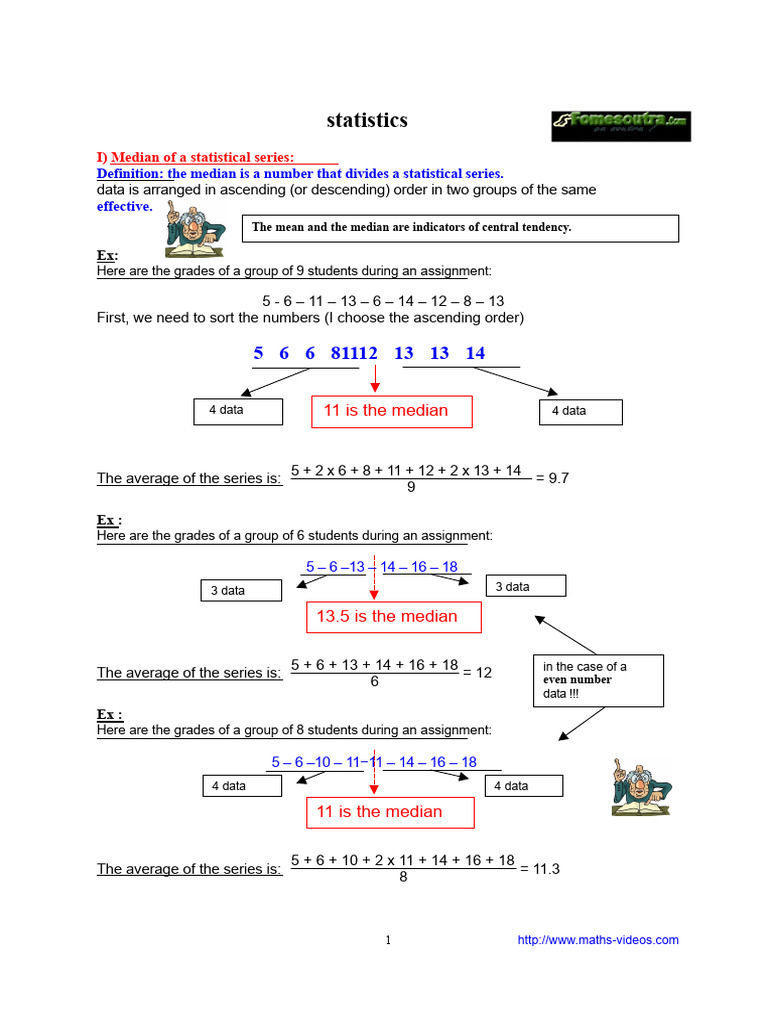 612abbd17491statistics Course Math Level 3rd Grade | PDF | Quartile ...
