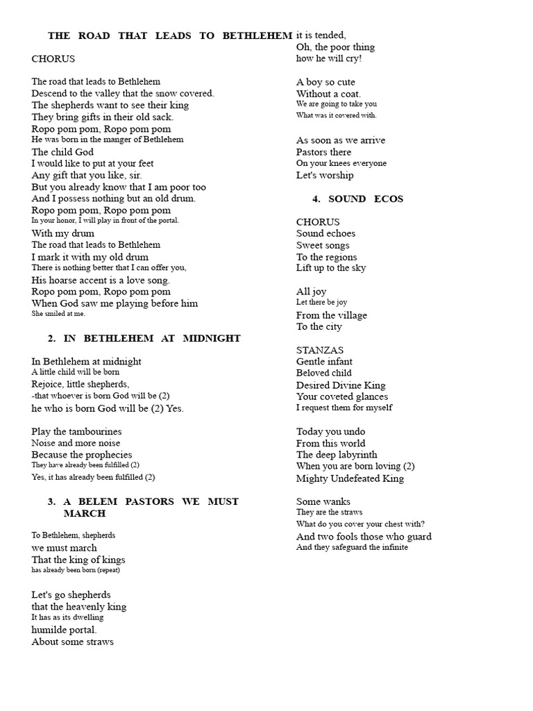Posada Songs | PDF