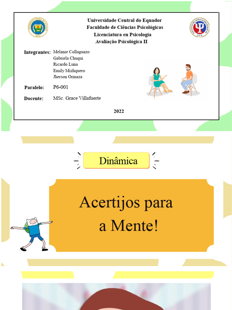 Teste Toulouse-Piéron em Psicologia | PDF | Psicologia | Psicologia ...