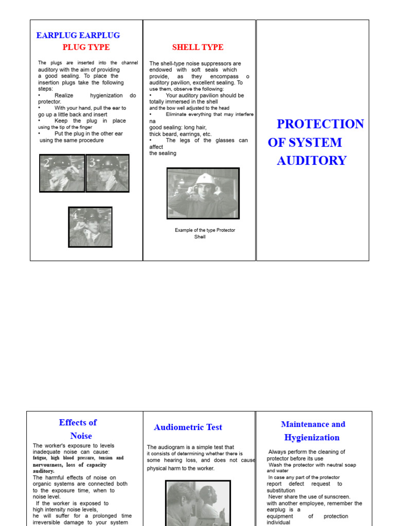 Earplug Usage and Maintenance Guide | PDF | Noise | Ear
