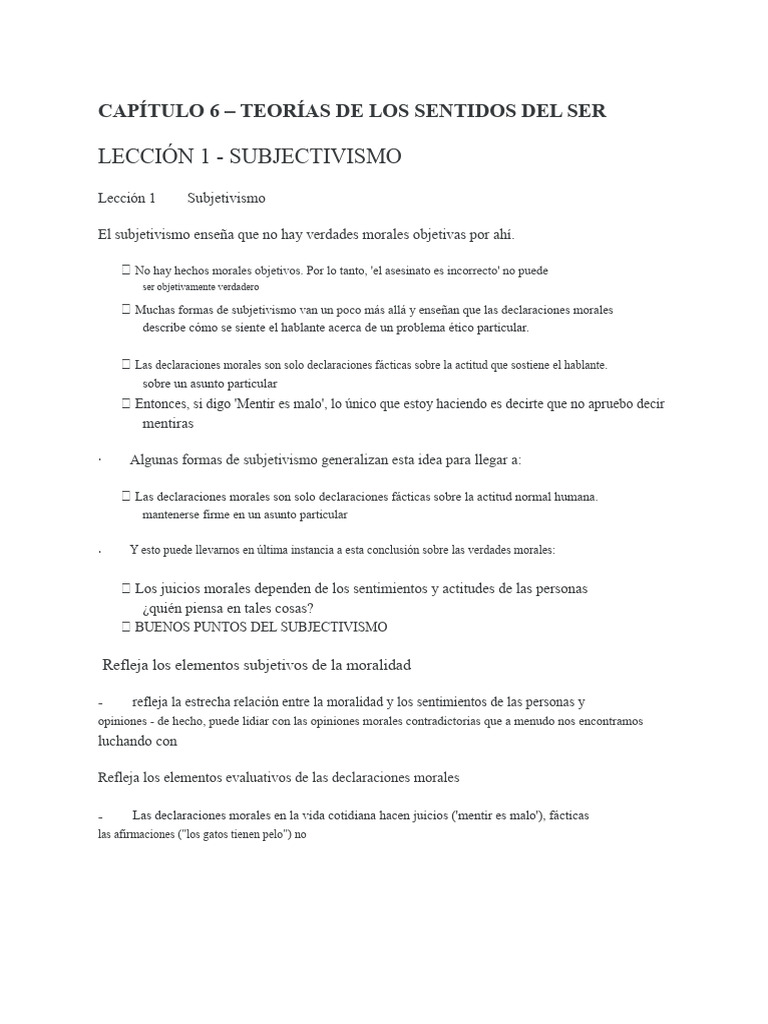 Capítulo 6 9 | PDF | Immanuel Kant | Egoismo psicologico