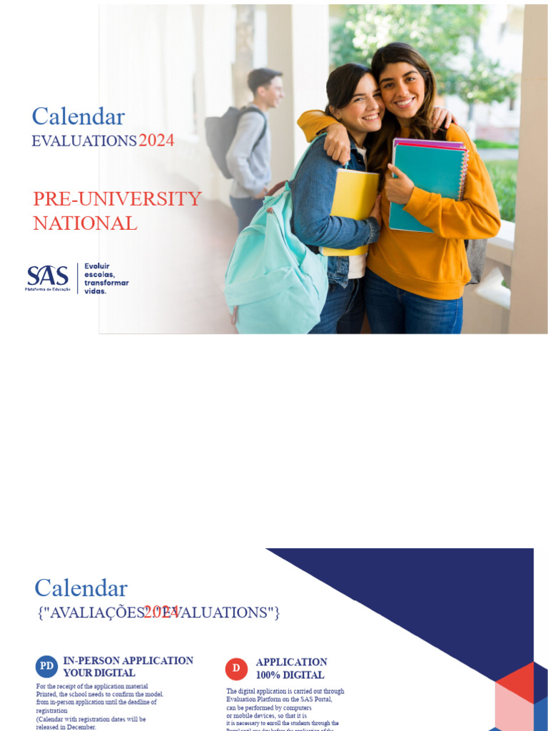 Sas-2024 Pre-National Calendar | PDF