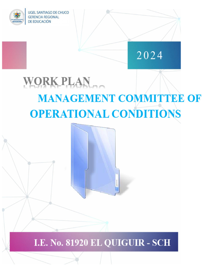 Work Plan of The Operational Conditions Management Committee - 2024 ...