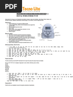 Digital Timer Setup Instructions | PDF | Timer | Clock